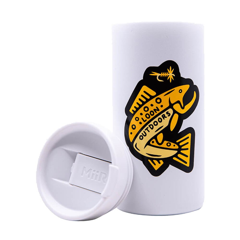 Loon Outdoors X David Rollyn Miir Early Risers Travel Tumbler in White